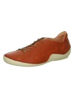 Think! Leren Veterschoenen "Kapsl" Oranje -Gstar Kleding Winkel think leren veterschoenen kapsl oranje 1