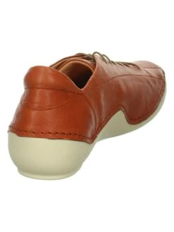 Think! Leren Veterschoenen "Kapsl" Oranje -Gstar Kleding Winkel think leren veterschoenen kapsl oranje 4