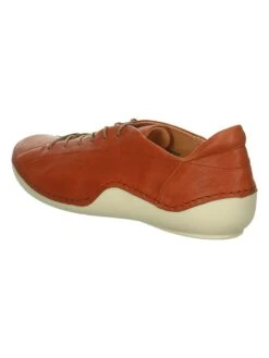 Think! Leren Veterschoenen "Kapsl" Oranje -Gstar Kleding Winkel think leren veterschoenen kapsl oranje 5