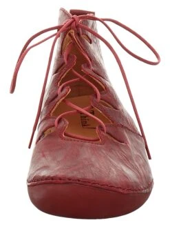 Think! Leren Veterschoenen "Kapsl" Rood -Gstar Kleding Winkel think leren veterschoenen kapsl rood 2
