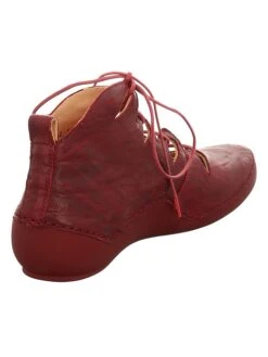 Think! Leren Veterschoenen "Kapsl" Rood -Gstar Kleding Winkel think leren veterschoenen kapsl rood 5