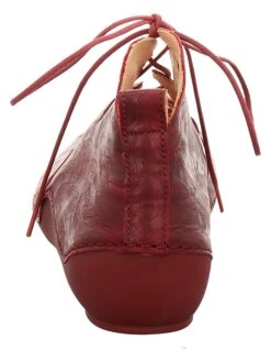 Think! Leren Veterschoenen "Kapsl" Rood -Gstar Kleding Winkel think leren veterschoenen kapsl rood 6