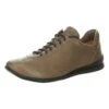 Think! Leren Veterschoenen "Spuat" Taupe