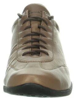 Think! Leren Veterschoenen "Spuat" Taupe -Gstar Kleding Winkel think leren veterschoenen spuat taupe 2