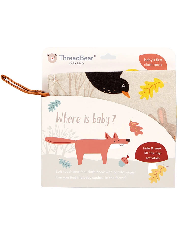 Stoffen Boek "Bos" - Vanaf De Geboorte 3 Stoffen Boek "Bos" - Vanaf De Geboorte