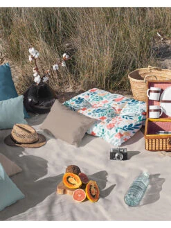 Zitkussen "Colorful Flowers" Meerkleurig - (L)80 X (B)60 Cm -Gstar Kleding Winkel tierra bella zitkussen colorful flowers meerkleurig l 80 x b 60 cm 1