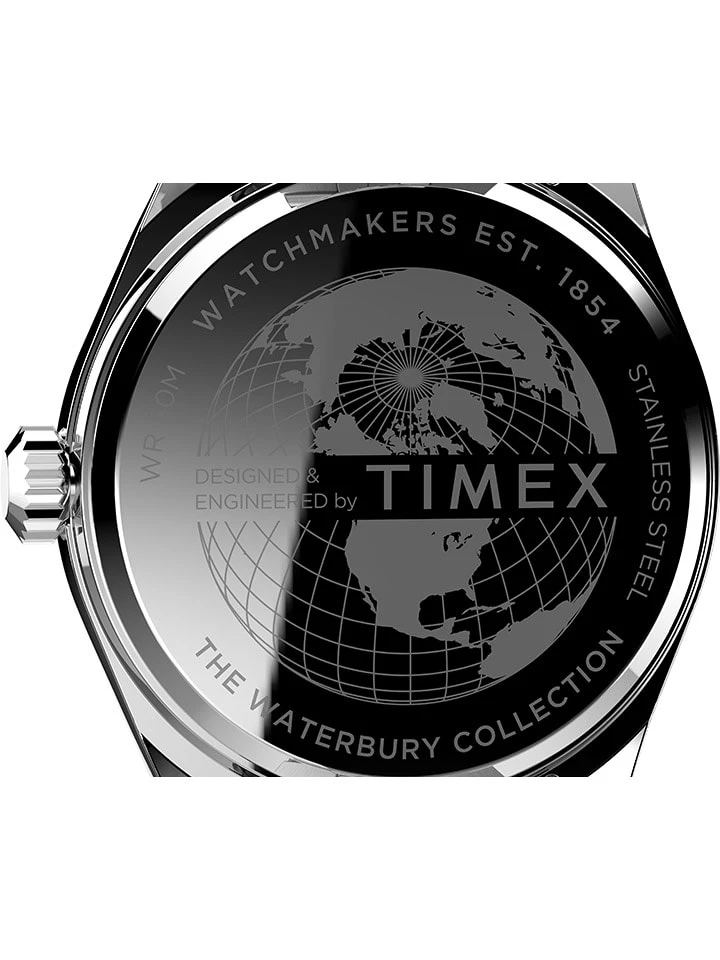 TIMEX Kwartshorloge "Waterbury" Zilverkleurig 6 TIMEX Kwartshorloge "Waterbury" Zilverkleurig - Afbeelding 4
