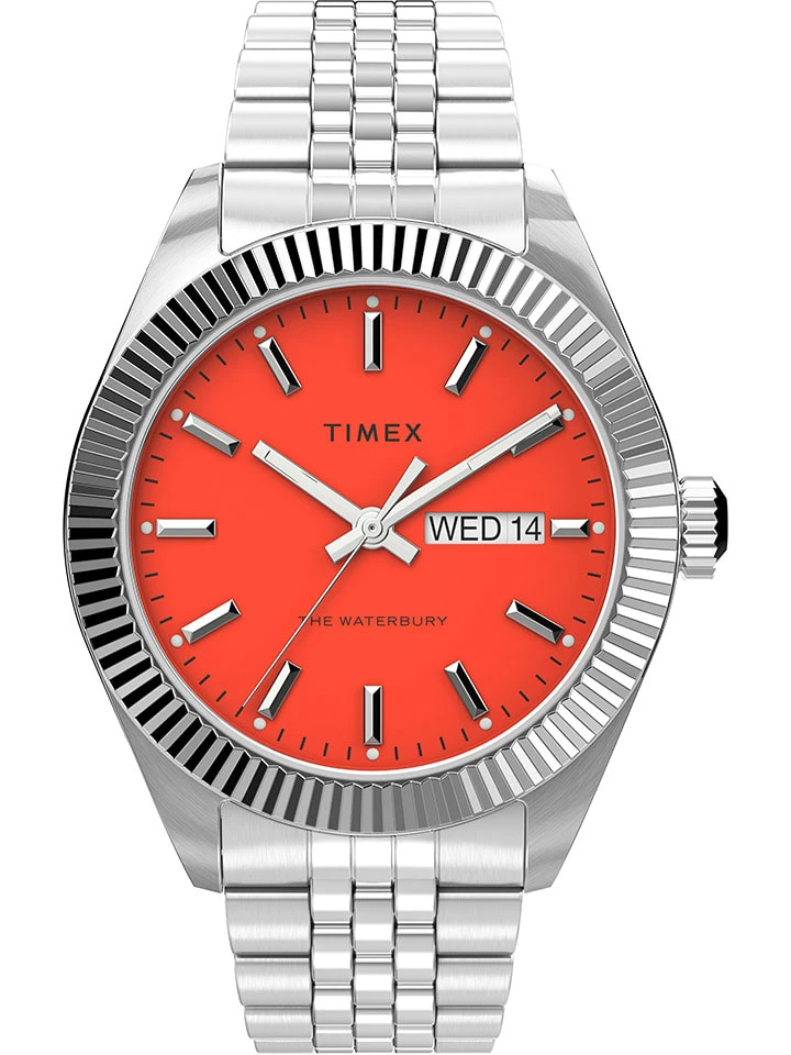 TIMEX Kwartshorloge "Waterbury" Zilverkleurig 3 TIMEX Kwartshorloge "Waterbury" Zilverkleurig