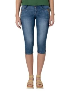 TIMEZONE Capri-spijkerbroek "Dashni" Blauw -Gstar Kleding Winkel timezone capri spijkerbroek dashni blauw 2