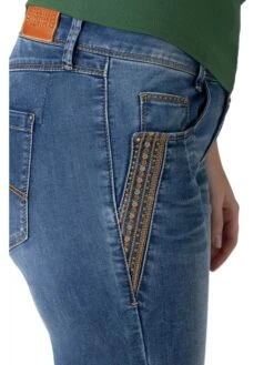 TIMEZONE Capri-spijkerbroek "Dashni" Blauw -Gstar Kleding Winkel timezone capri spijkerbroek dashni blauw 4