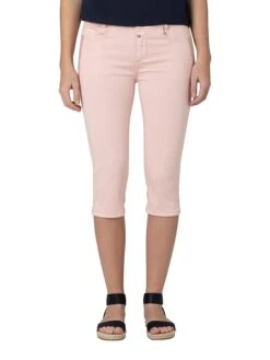 TIMEZONE Capribroek "Dashni" Lichtroze -Gstar Kleding Winkel timezone capribroek dashni lichtroze 2