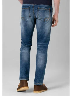 TIMEZONE Spijkerbroek "Edward" - Slim Fit - Blauw -Gstar Kleding Winkel timezone spijkerbroek edward slim fit blauw 3