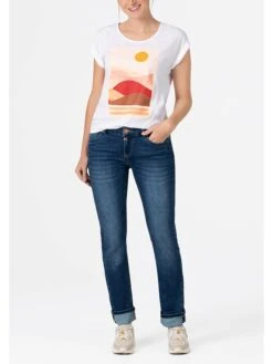 TIMEZONE Spijkerbroek "Marah" - Slim Fit - Donkerblauw -Gstar Kleding Winkel timezone spijkerbroek marah slim fit donkerblauw 3