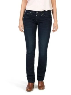 TIMEZONE Spijkerbroek "Tahila" - Regular Fit - Donkerblauw -Gstar Kleding Winkel timezone spijkerbroek tahila regular fit donkerblauw 2