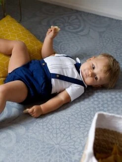 Puzzelmat "Persian Smoke" Blauw - Vanaf De Geboorte -Gstar Kleding Winkel toddlekind puzzelmat persian smoke blauw vanaf de geboorte 5