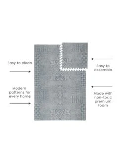 Puzzelmat "Persian Smoke" Blauw - Vanaf De Geboorte -Gstar Kleding Winkel toddlekind puzzelmat persian smoke blauw vanaf de geboorte 7