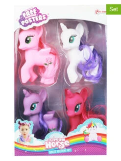 Toi Toys 4-delige Set: "Fantasiepaarden" - Vanaf 3 Jaar