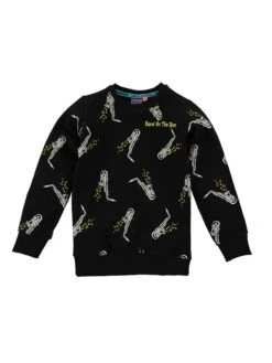 Sweatshirt Zwart/meerkleurig