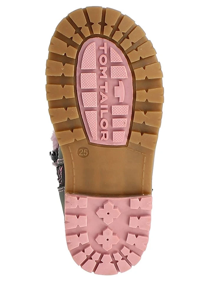 Tom Tailor Boots Kaki/lichtroze 8 Tom Tailor Boots Kaki/lichtroze - Afbeelding 6