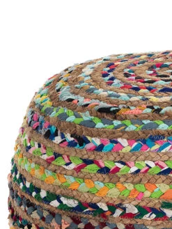 Poef Meerkleurig - (H)45 X Ø 45 Cm -Gstar Kleding Winkel tomasucci poef meerkleurig h 45 x o 45 cm 1