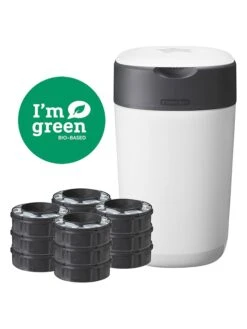 Tommee Tippee 13-delige Set: Luiertwister "Twist & Click" En Navulcassettes Wit -Gstar Kleding Winkel tommee tippee 13 delige set luiertwister twist and click en navulcassettes wit 1