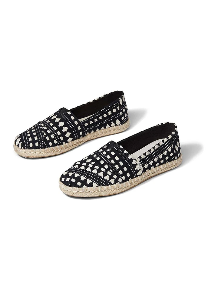 Toms Espadrilles Zwart/beige 3 Toms Espadrilles Zwart/beige