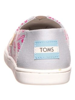 Toms Instappers "Classic" Grijs/roze -Gstar Kleding Winkel toms instappers classic grijs roze 2