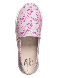Toms Instappers "Classic" Grijs/roze -Gstar Kleding Winkel toms instappers classic grijs roze 3