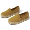 Toms Leren Espadrilles Mosterdgeel -Gstar Kleding Winkel toms leren espadrilles mosterdgeel