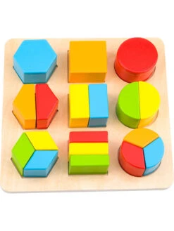 19-delige Steekpuzzel "Shapes" - Vanaf 18 Maanden