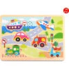 7-delige Steekpuzzel "Vehicle" - Vanaf 18 Maanden -Gstar Kleding Winkel tooky toy 7 delige steekpuzzel vehicle vanaf 18 maanden