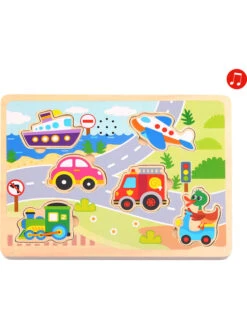 7-delige Steekpuzzel "Vehicle" - Vanaf 18 Maanden