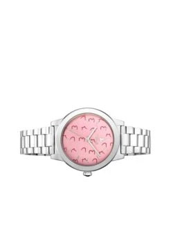 TOUS Kwartshorloge Zilverkleurig/lichtroze -Gstar Kleding Winkel tous kwartshorloge zilverkleurig lichtroze 1