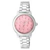 TOUS Kwartshorloge Zilverkleurig/lichtroze -Gstar Kleding Winkel tous kwartshorloge zilverkleurig lichtroze
