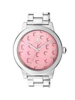 TOUS Kwartshorloge Zilverkleurig/lichtroze -Gstar Kleding Winkel tous kwartshorloge zilverkleurig lichtroze 2