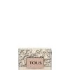 TOUS Portemonnee "Mini Evolution" Beige - (B)10 X (H)8 X (D)4 Cm -Gstar Kleding Winkel tous portemonnee mini evolution beige b 10 x h 8 x d 4 cm