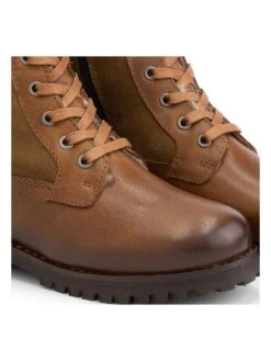 Leren Boots "Ask" Lichtbruin -Gstar Kleding Winkel travelin leren boots ask lichtbruin 7