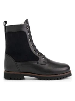 Leren Boots "Ask" Zwart -Gstar Kleding Winkel travelin leren boots ask zwart 1