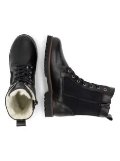 Leren Boots "Ask" Zwart -Gstar Kleding Winkel travelin leren boots ask zwart 2