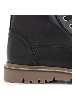 Leren Boots "Erquy" Zwart -Gstar Kleding Winkel travelin leren boots erquy zwart 10