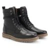 Leren Boots "Erquy" Zwart -Gstar Kleding Winkel travelin leren boots erquy zwart