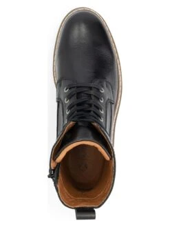 Leren Boots "Erquy" Zwart -Gstar Kleding Winkel travelin leren boots erquy zwart 8