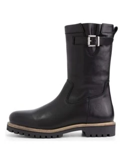 Leren Boots "Gjerstad" Zwart -Gstar Kleding Winkel travelin leren boots gjerstad zwart 4
