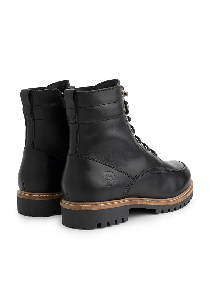 Leren Boots "Haugesund" Zwart 4 Leren Boots "Haugesund" Zwart - Afbeelding 2