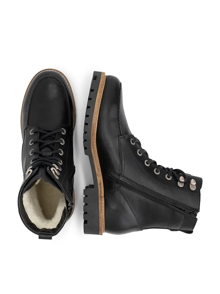 Leren Boots "Haugesund" Zwart 6 Leren Boots "Haugesund" Zwart - Afbeelding 4