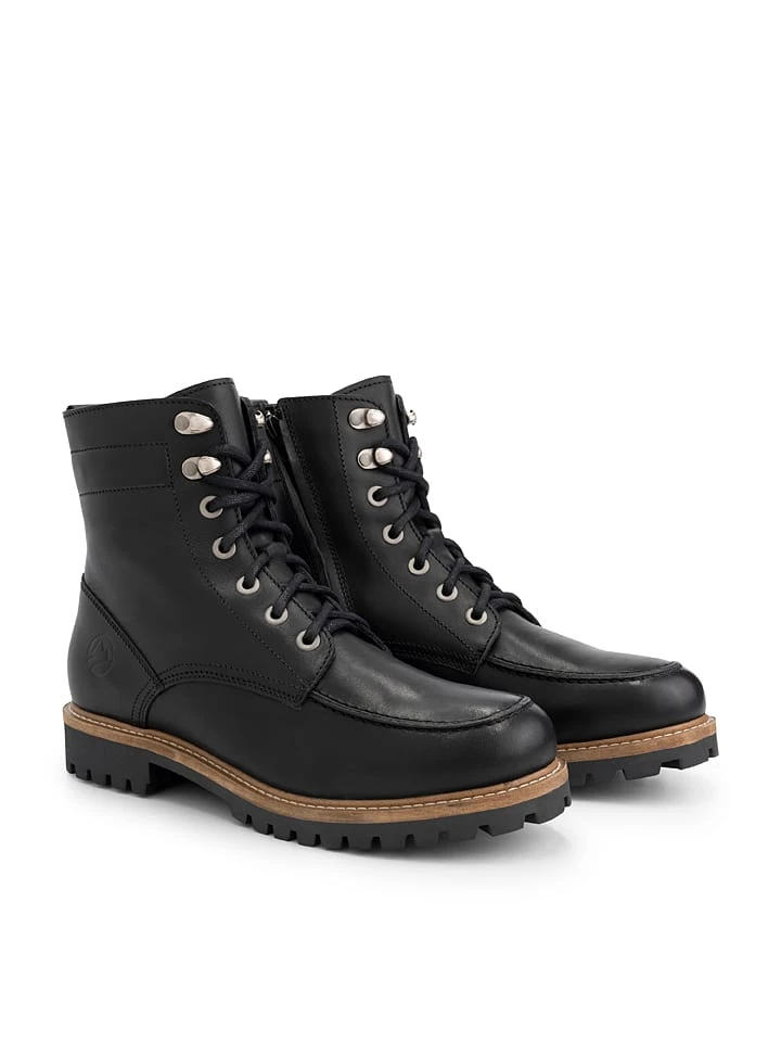 Leren Boots "Haugesund" Zwart 3 Leren Boots "Haugesund" Zwart