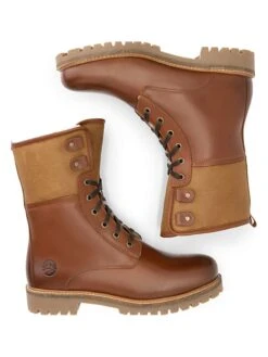 Leren Boots "Holm" Cognackleurig -Gstar Kleding Winkel travelin leren boots holm cognackleurig 4