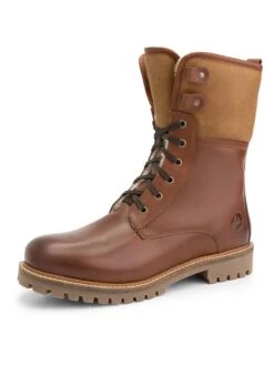 Leren Boots "Holm" Cognackleurig -Gstar Kleding Winkel travelin leren boots holm cognackleurig 6