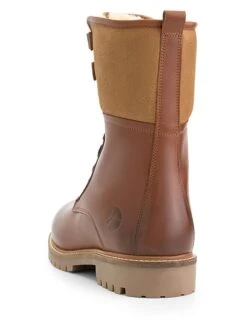 Leren Boots "Holm" Cognackleurig -Gstar Kleding Winkel travelin leren boots holm cognackleurig 8