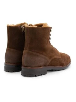 Leren Boots "Hosio" Cognackleurig -Gstar Kleding Winkel travelin leren boots hosio cognackleurig 1